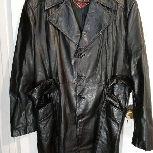 Vintage Mens Dutch Boy 100% Leather Jacket size 44 - Picture 5 of 7